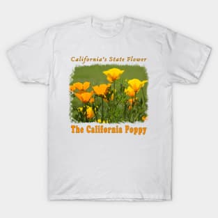 California Poppy (Golden Poppies Wildflowers) T-Shirt